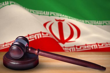 Çekiç ve karşı ulusal bayrak tokmak