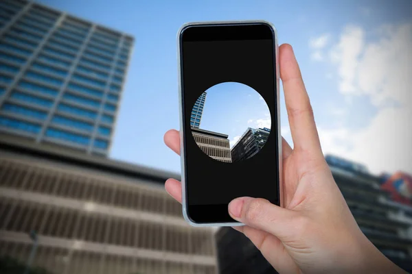 Handhållen mobiltelefon — Stockfoto