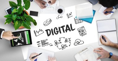 çalışan iş adamları 