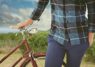 seyahat dağ. Bisiklet ile