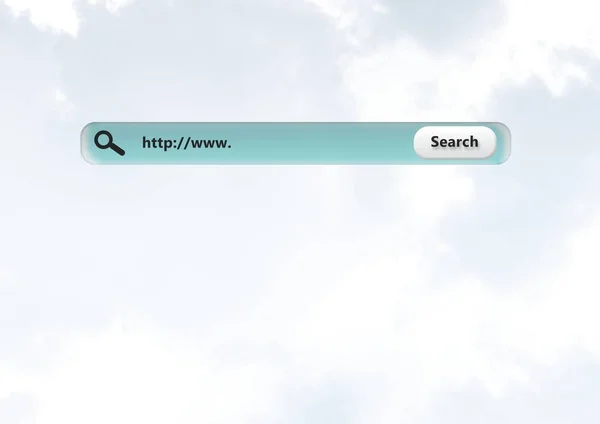 Search Bar with bright background — Stock Photo, Image