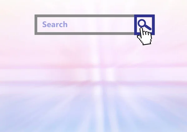 Search Bar with bright background — Stock Photo, Image