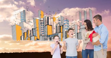 Köpek yavrusu çocuklara hediye anne 