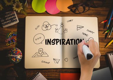 El bir dizüstü grafik çizimi 