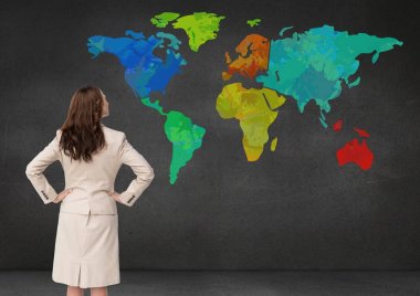 Renkli haritaya bakıyordum işkadını