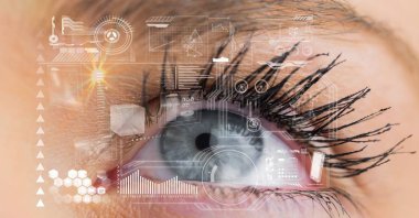 Ekran simgeleri gözle Close-Up