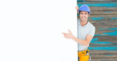 Çalışan insanlar, birçok parçalardan oluşan imge