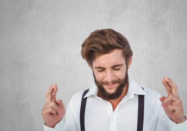 Bir arzu soran genç erkekler