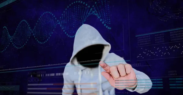 Touchscreen für Hacker — Stockfoto