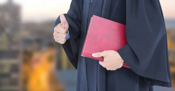 Rechter boek van het bedrijf voor stad — Stockfoto