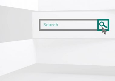 Çok az şekil içeren arama çubuğu 