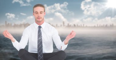 meditasyon iş adamı 