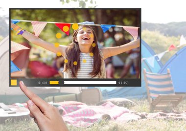  Kamp Festivali eğlenceli video/müzik çalar 