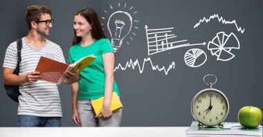 Grafik ve tablo olan öğrenciler