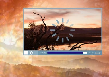 Doğa ile video oynatıcı App arabirimi