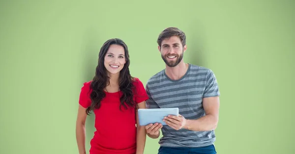 Male and female hipsters — Stock Photo, Image