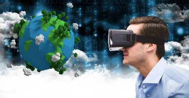 Düşük Poli Dünya'ya Vr gözlüklerini arıyor işadamı