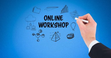 İşadamı'nın el çizimi Online