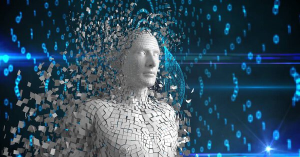 Цифровое изображение 3D человека
