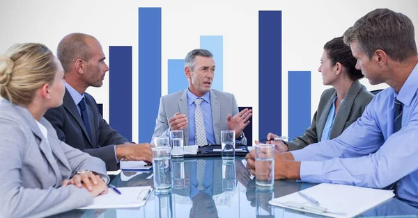 Business people discussing in meeting Royalty Free Stock Images