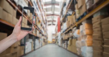 El Ürünler depoda fotoğraf çekimi