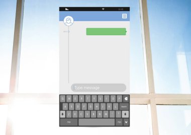 mesajlaşma sosyal medya App arabirimi