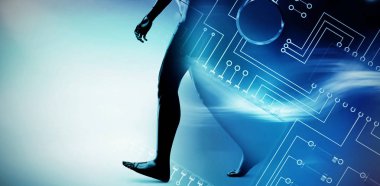 Devre panosunu birçok parçalardan oluşan imge