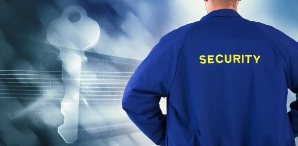 Oficial de seguridad en uniforme — Foto de Stock