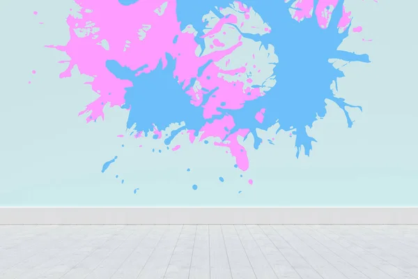 Image composite d'éclaboussures de peinture colorées — Photo