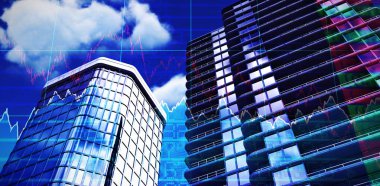 modern binalar 3D çizimi