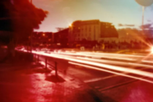 Lichtschilder auf der Stadtstraße — Stockfoto