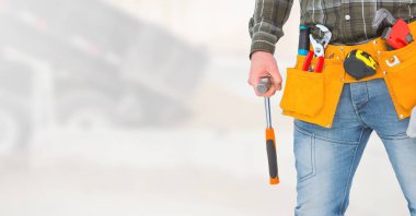 Üzerinde site oluşturma araçları ile marangoz