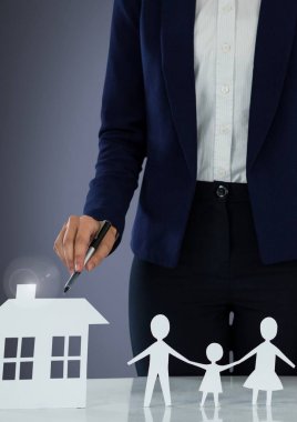 Çıkışları ev ve aile modeli ile kesmek