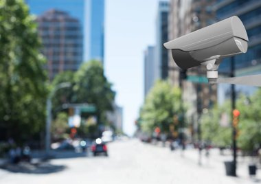 CCTV kamera karşısına ufuk binalar