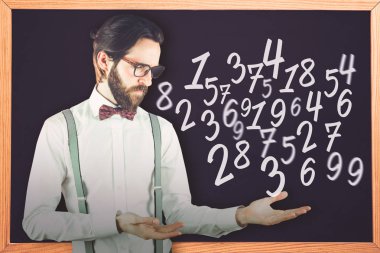 numaraları karşı düşünceli insan