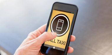 telefon simgesi olan taksi metin ara 