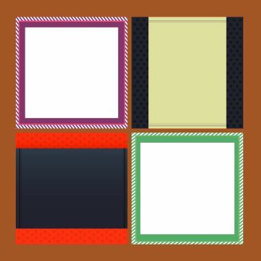 Vektör Icon set çerçeve