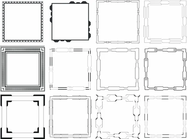 Ensemble d'icônes vectorielles d'images miroir — Image vectorielle