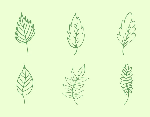 Векторная икона осенних листьев — стоковый вектор