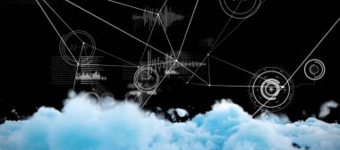 kabarık bulutlar dijital olarak oluşturulan görüntü 