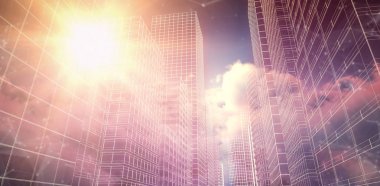 Şehrin açıklayıcı görüntünün bileşik görüntü