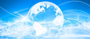 pastoral bakış beyaz cennet gökyüzü karşı