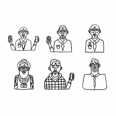 Çeşitli işletme uzmanları vektör görüntü