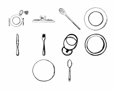 Vektör sofra lüzumlu ayarla