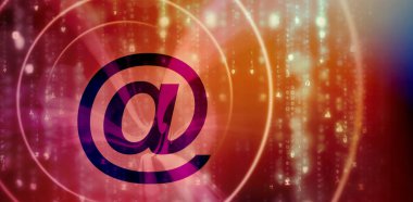 Bilgisayar ekran karşı 3D sembolü