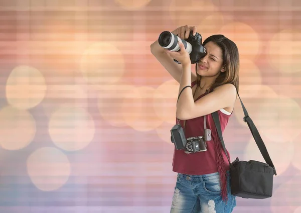 Photographer taking a photo — Stock Photo, Image