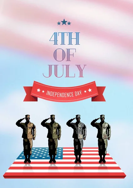 Poster of independence day — Stock Photo, Image