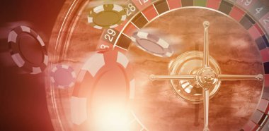 3d kumar fişleri görüntünün bileşik görüntü