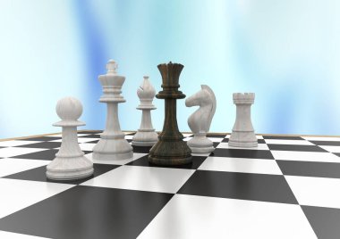 3D Satranç parça 