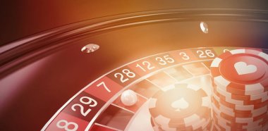 Bileşik görüntü 3d kumar fişleri